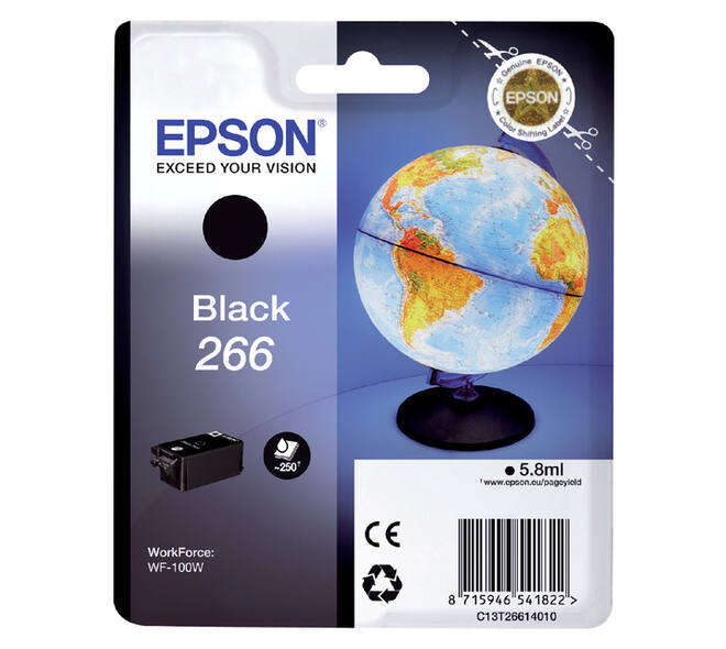 Inktcartridge Epson 266 T2661 zwart