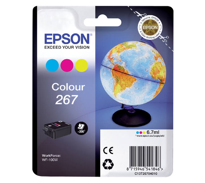 Inktcartridge Epson 267 T2670 3 kleuren