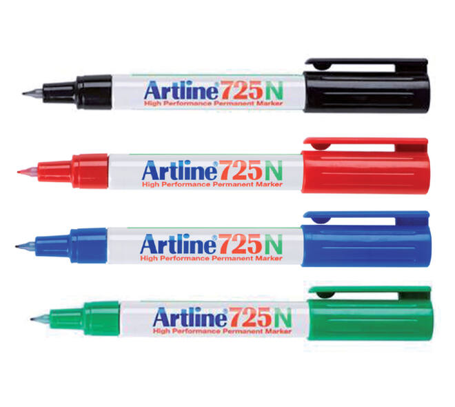 Fineliner Artline 725 rond fijn blauw