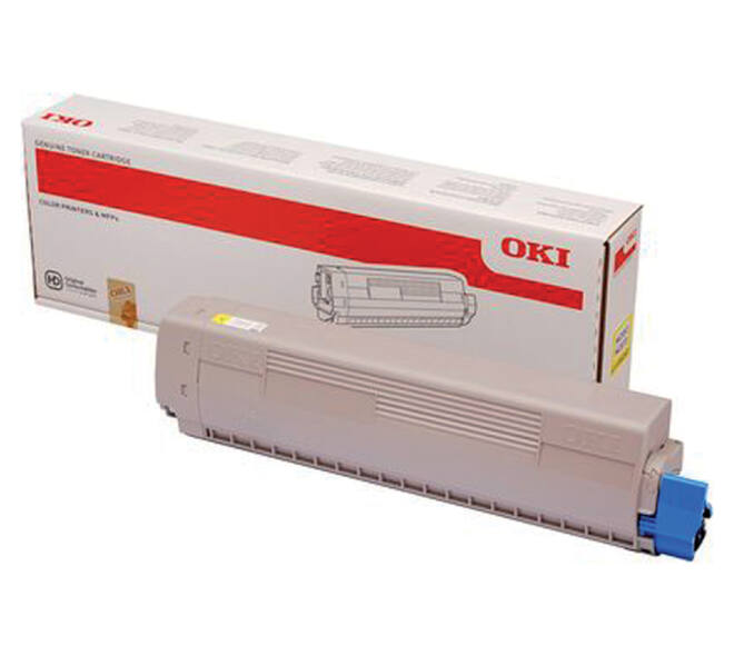 Toner Oki 45862837 geel