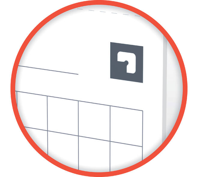 Flipoverpapier Oxford smart 650x980mm ruit 90 gram 20 vel