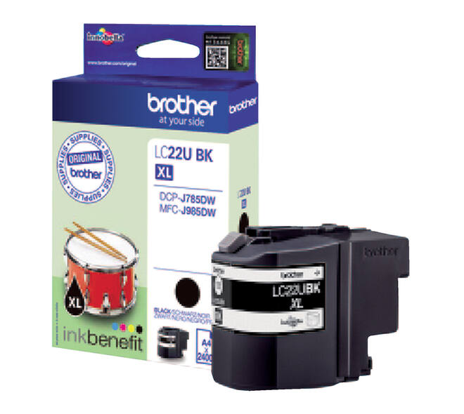 Inktcartridge Brother LC-22UBK zwart