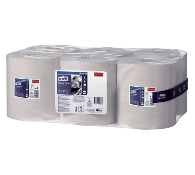Poetspapier Tork M2 Advanced 1-laags 275m wit 100134