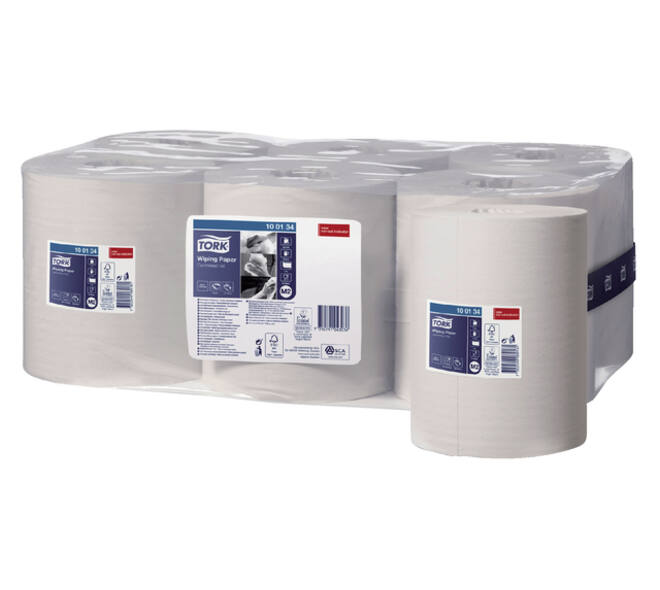 Poetspapier Tork M2 Advanced 1-laags 275m wit 100134