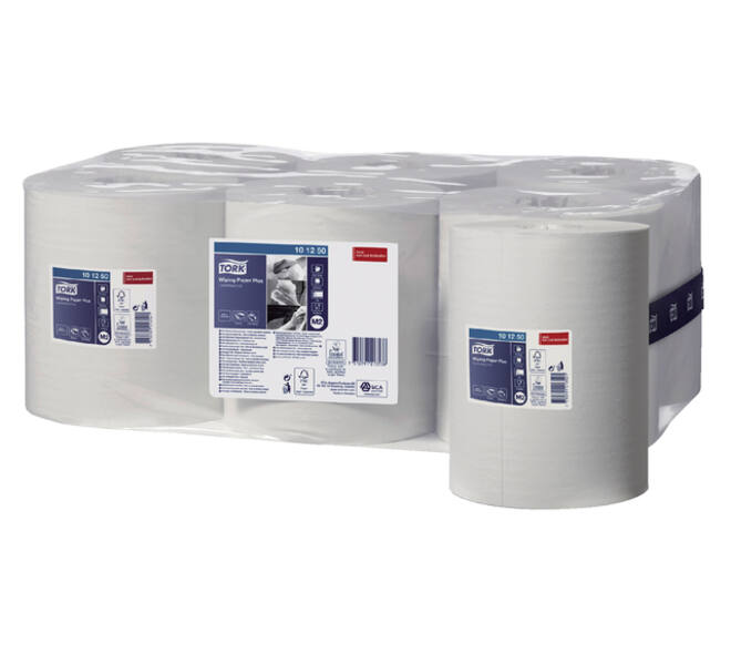 Poetspapier Tork M2 Plus Advanced 2-laags 160m wit 101250