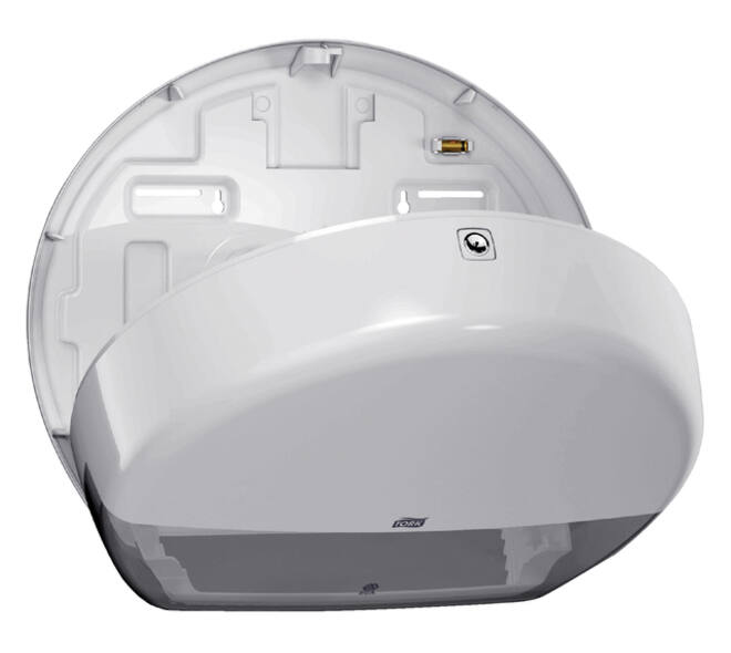 Toiletpapierdispenser Tork T1 Elevation jumbo wit 554000