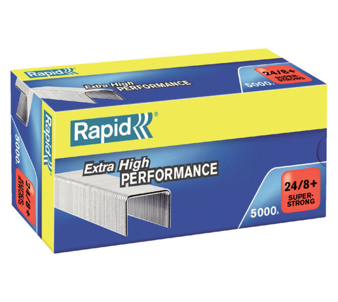 Nieten Rapid 24/8+ gegalvaniseerd super strong 5000 stuks