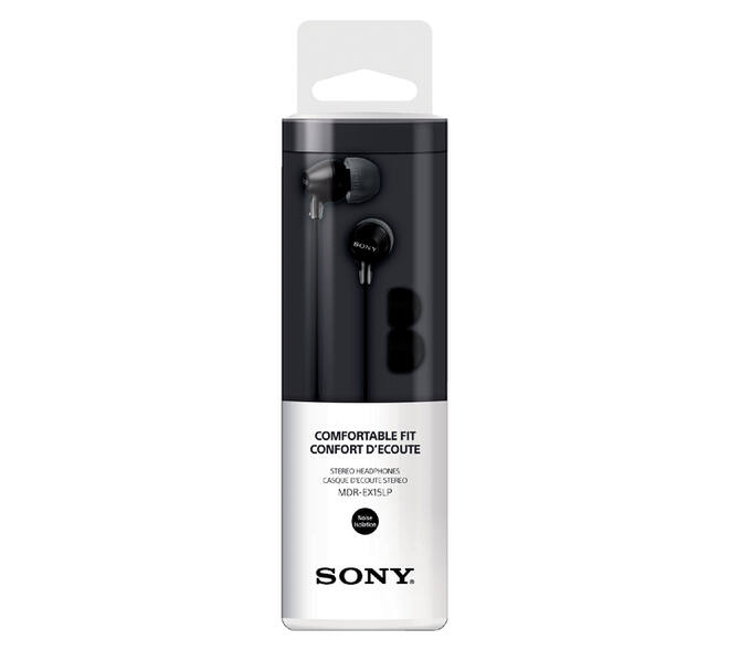 Oortelefoon Sony EX15LP basic zwart