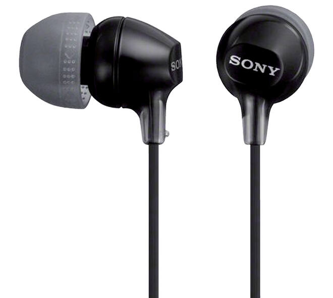 Oortelefoon Sony EX15LP basic zwart