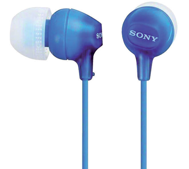 Oortelefoon Sony EX15LP basic blauw