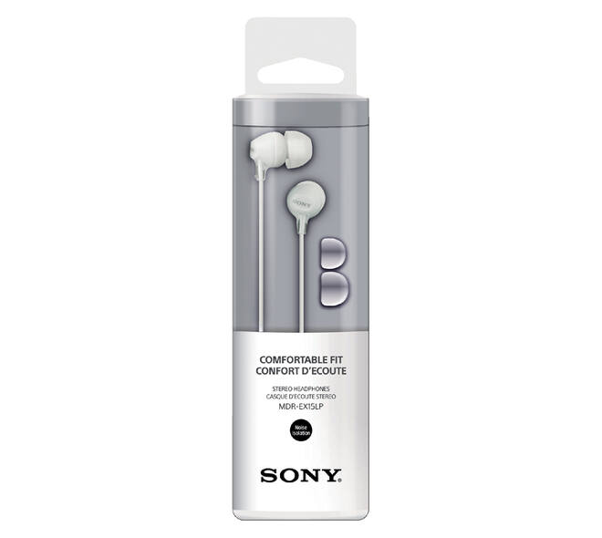Oortelefoon Sony EX15LP basic wit