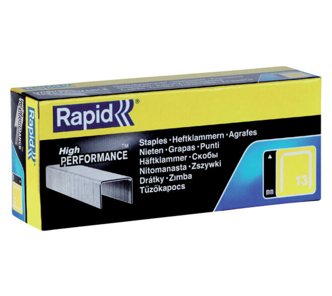Nieten Rapid 13/8 gegalvaniseerd standaard 5000 stuks