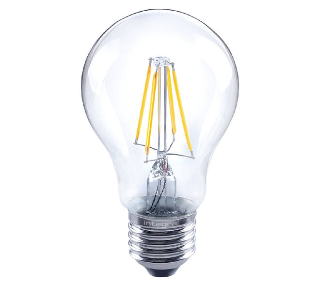 Ledlamp Integral E27 2700K warm wit 4.2W 470lumen