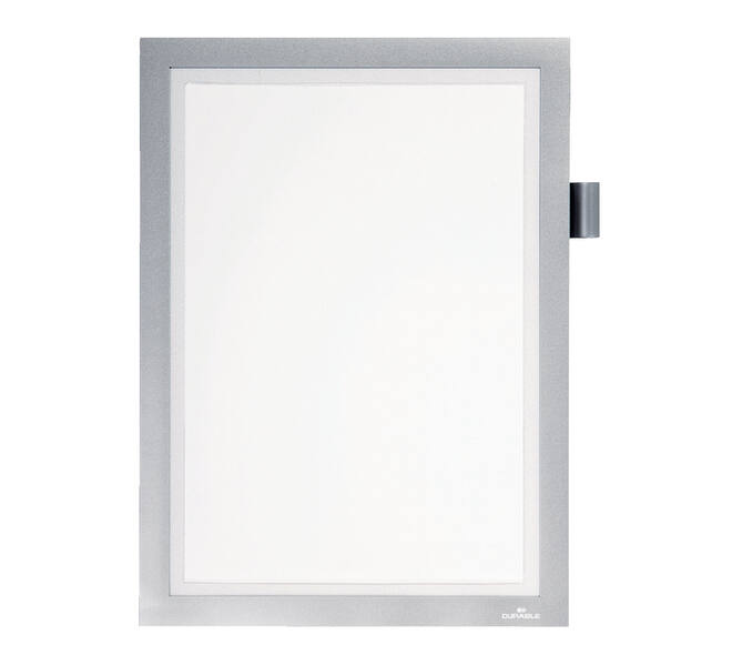 Duraframe Durable 499323 Note A4 zelfklevend zilvergrijs