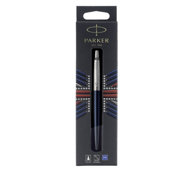 Balpen Parker Jotter Royal blue CT medium blister à 1 stuk