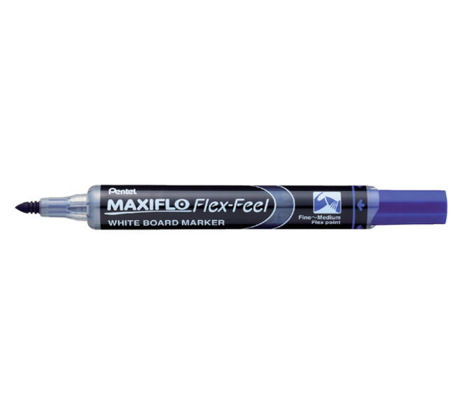 Whiteboardmarker Pentel MWL5SBF Maxiflo rond 1.5-4.5mm blauw