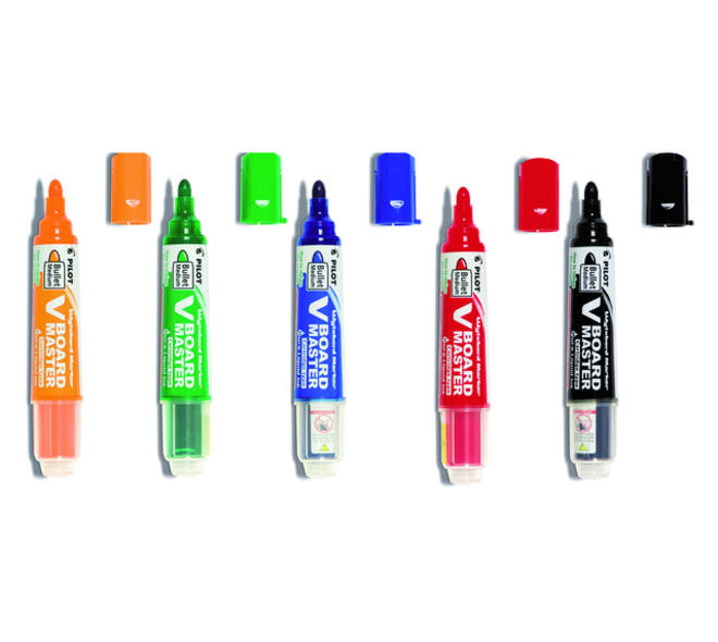Whiteboardmarker PILOT Begreen rond medium assorti 5 stuks