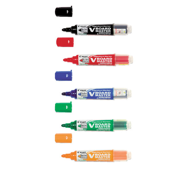 Whiteboardmarker PILOT Begreen rond medium assorti 5 stuks