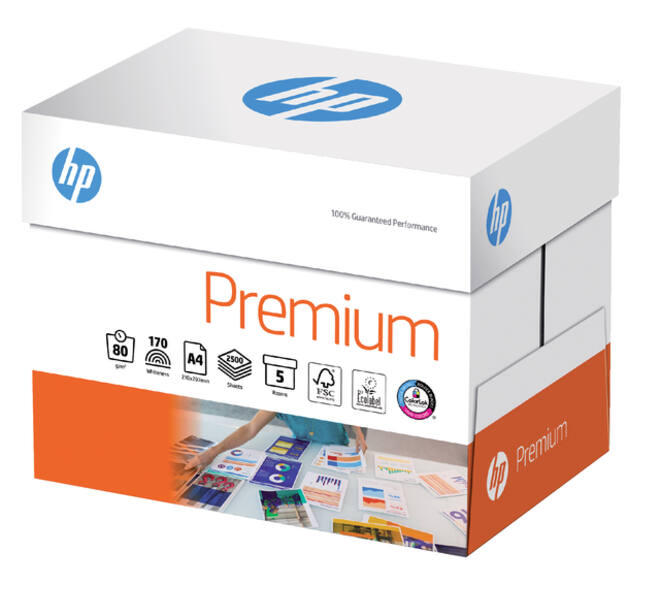 Kopieerpapier HP Premium A4 80gr wit 500 vel