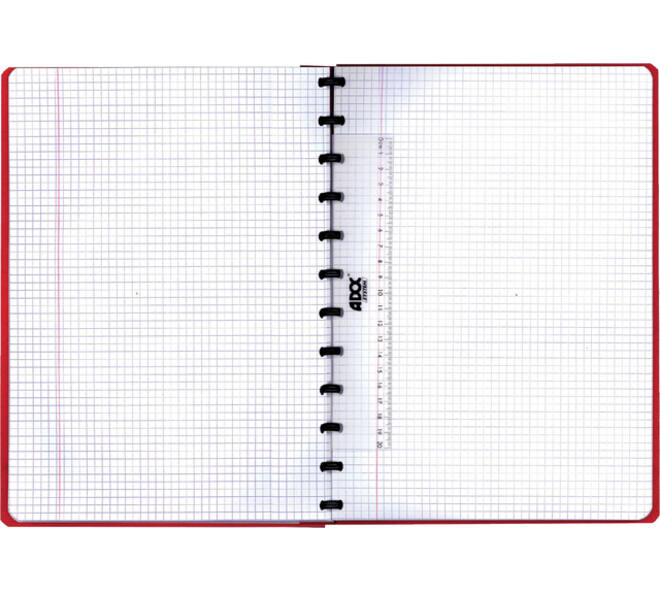 Schrift Adoc Classic A4 ruit 5x5mm 144 pagina's 90gr assorti