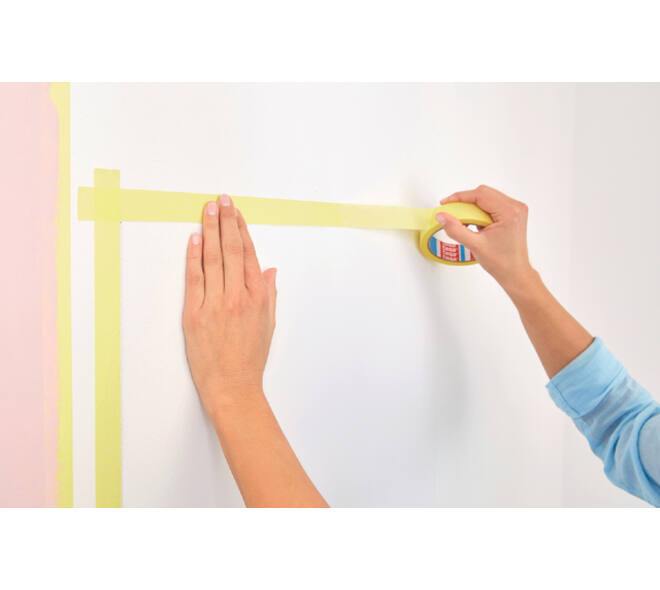 Afplaktape tesa®  Professional 25mx38mm geel