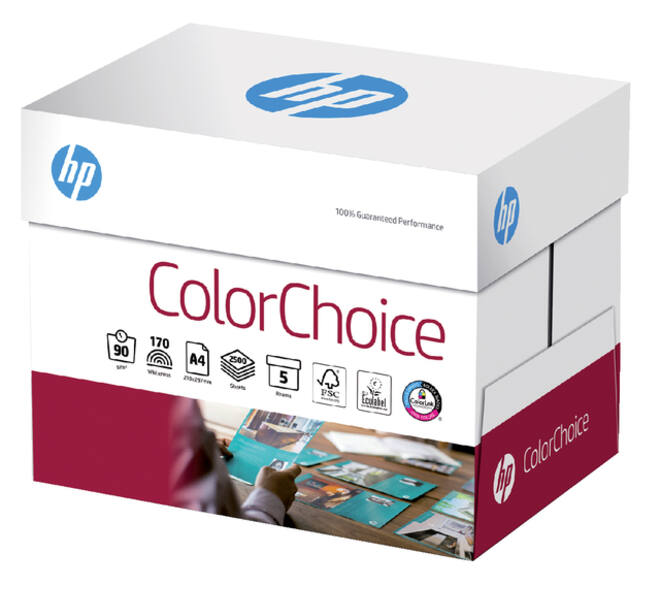 Kleurenlaserpapier HP Color Choice A4 90gr wit 500vel