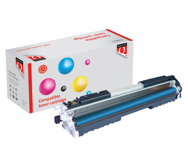 Tonercartridge Quantore alternatief tbv HP CE311A 126A blauw