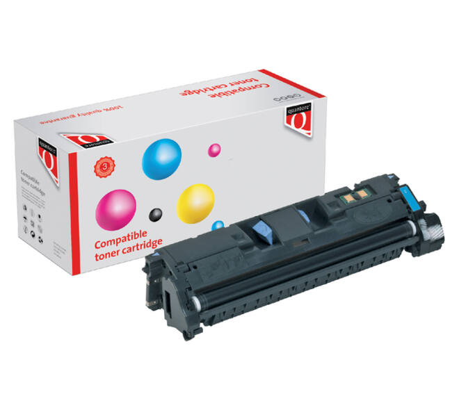 Tonercartridge Quantore alternatief tbv HP Q3961A C9701A 122A blauw