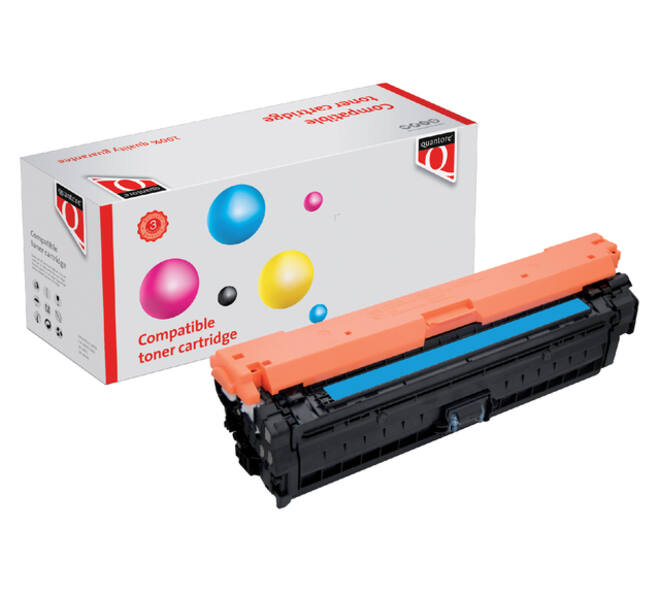 Tonercartridge Quantore alternatief tbv HP CE341A 651A blauw