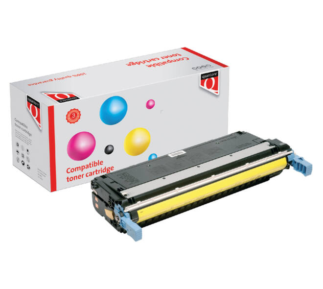Tonercartridge Quantore alternatief tbv HP C9732A 645A geel