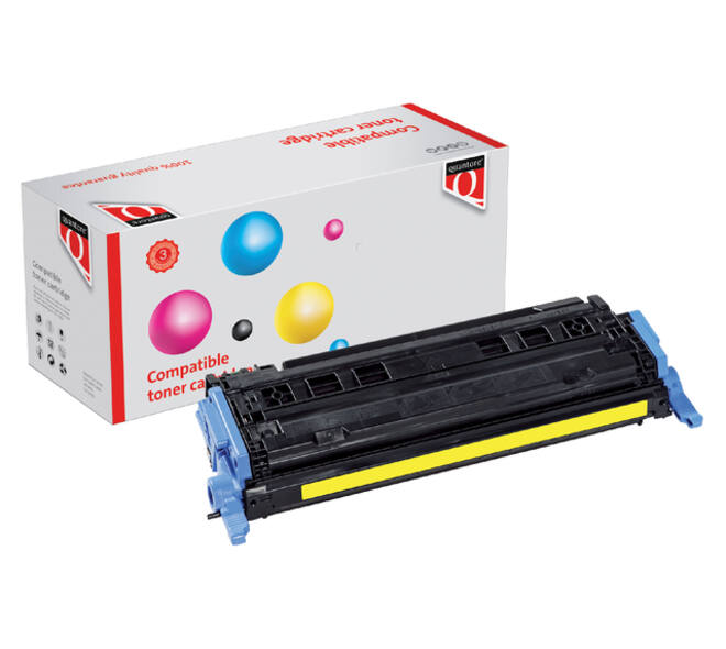 Tonercartridge Quantore alternatief tbv HP Q6002A 124A geel