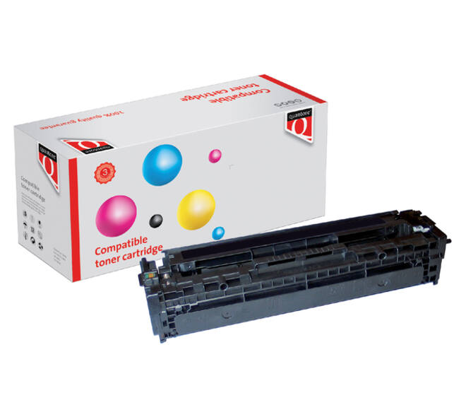 Tonercartridge Quantore alternatief tbv HP CB540A 125A zwart