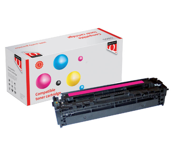 Tonercartridge Quantore alternatief tbv HP CB543A 125A rood