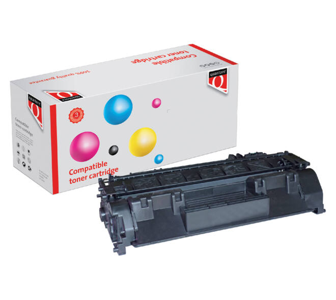 Tonercartridge Quantore alternatief tbv HP CE505A 05A zwart
