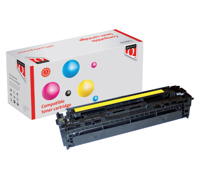 Tonercartridge Quantore alternatief tbv HP CE322A 128A geel