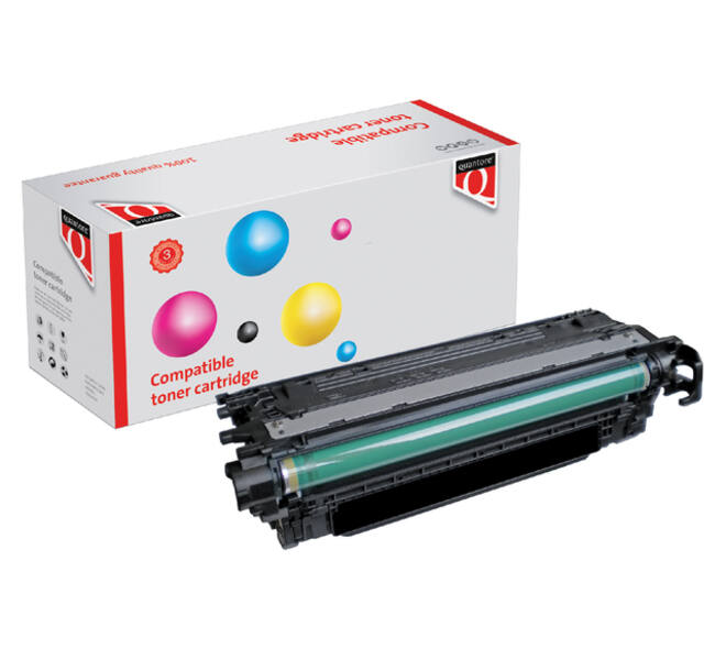 Tonercartridge Quantore alternatief tbv HP CE250A 504A zwart