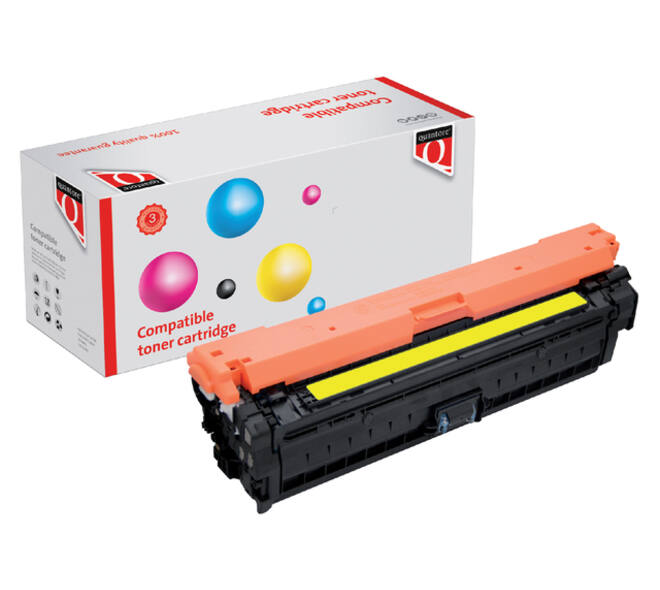 Tonercartridge Quantore alternatief tbv HP CE272A 650A geel