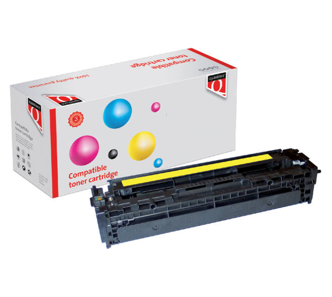 Tonercartridge Quantore alternatief tbv HP CF212A 131A geel