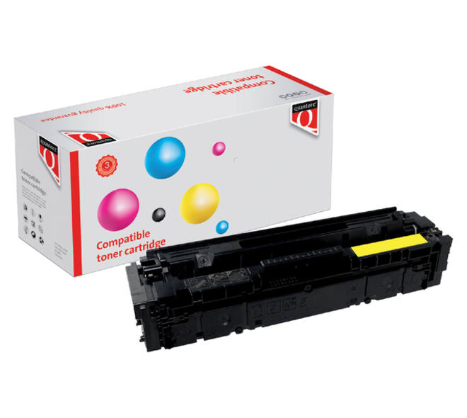 Tonercartridge Quantore alternatief tbv HP CF402A 201A geel