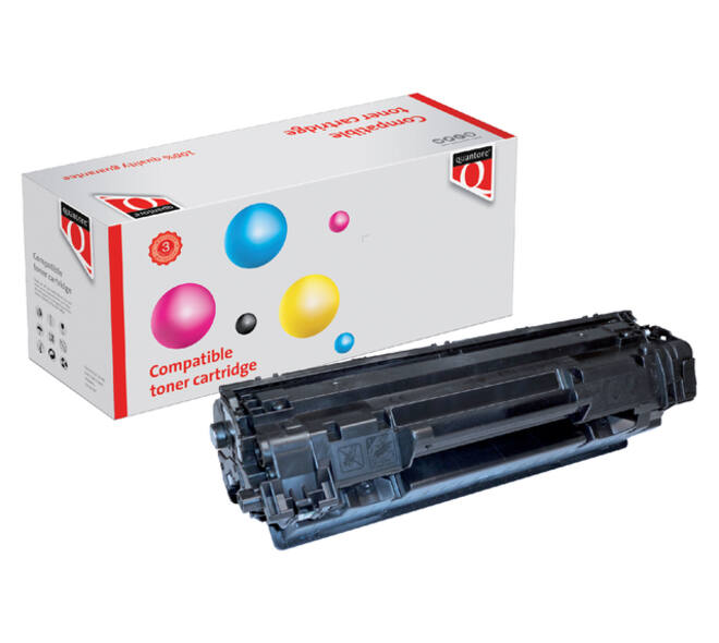 Tonercartridge Quantore alternatief tbv Canon 737/HP CF283X zwart