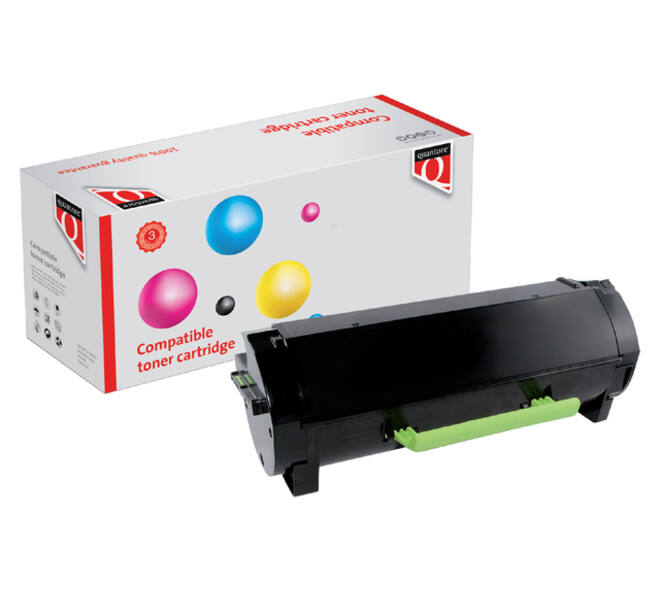 Tonercartridge Quantore alternatief tbv Lexmark 50F0HA0 zwart