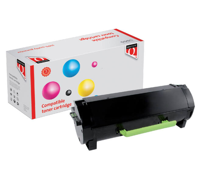 Tonercartridge Quantore alternatief tbv Lexmark 50F0XA0 zwart