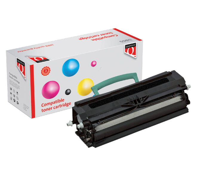 Tonercartridge Quantore alternatief tbv Lexmark E250A11E zwart
