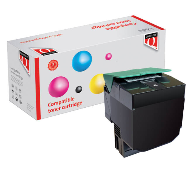 Tonercartridge Quantore alternatief tbv Lexmark C540H1KG zwart