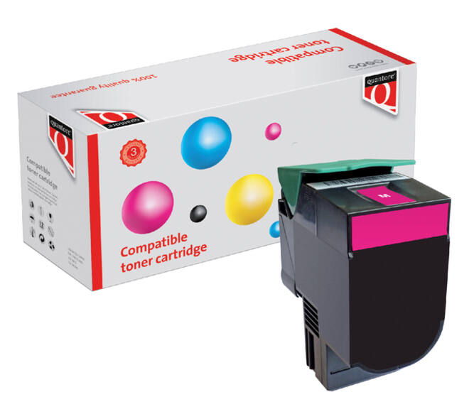 Tonercartridge Quantore alternatief tbv Lexmark C540H1MG rood