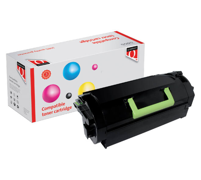 Tonercartridge Quantore alternatief tbv Lexmark 52D2000 zwart