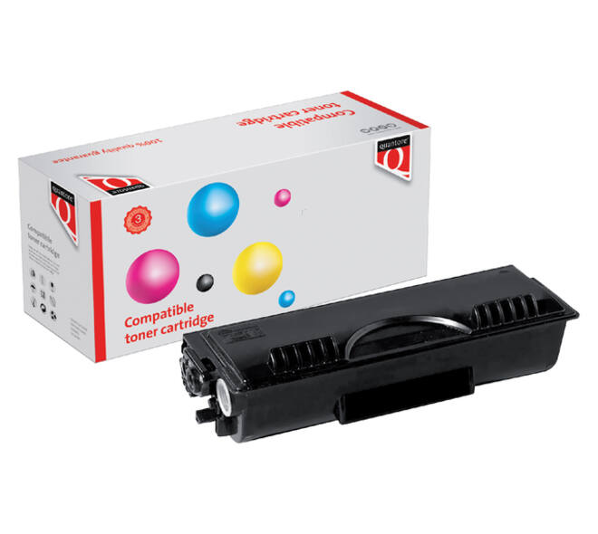 Toner Quantore alternatief tbv Brother TN-6600BK zwart