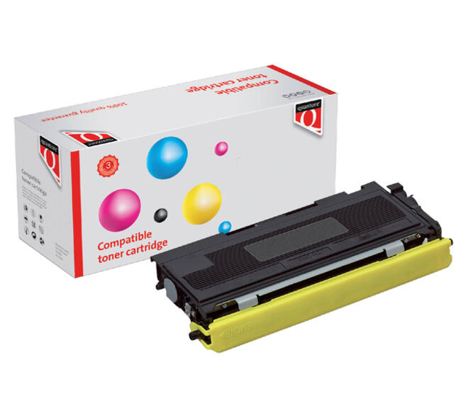 Toner Quantore alternatief tbv Brother TN-2000BK zwart