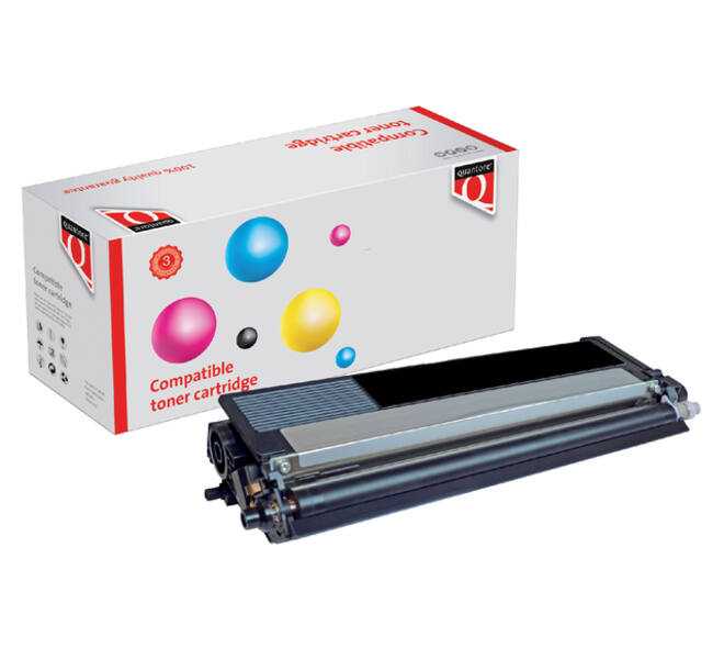 Toner Quantore alternatief tbv Brother TN-321BK zwart