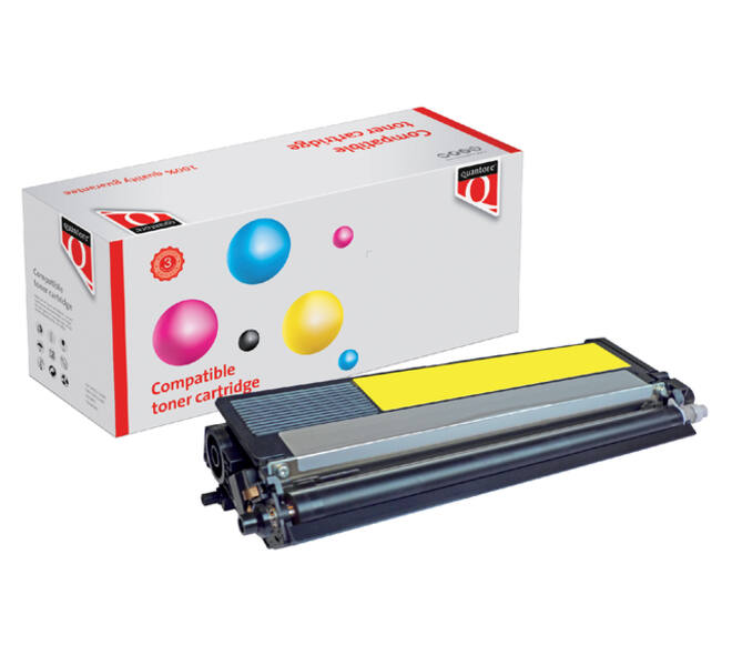 Toner Quantore alternatief tbv Brother TN-321Y geel